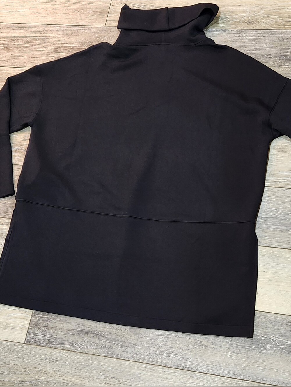 SPANX Air Essential Black Tunic Sweatshirt Size 1X - Picture 5 of 10